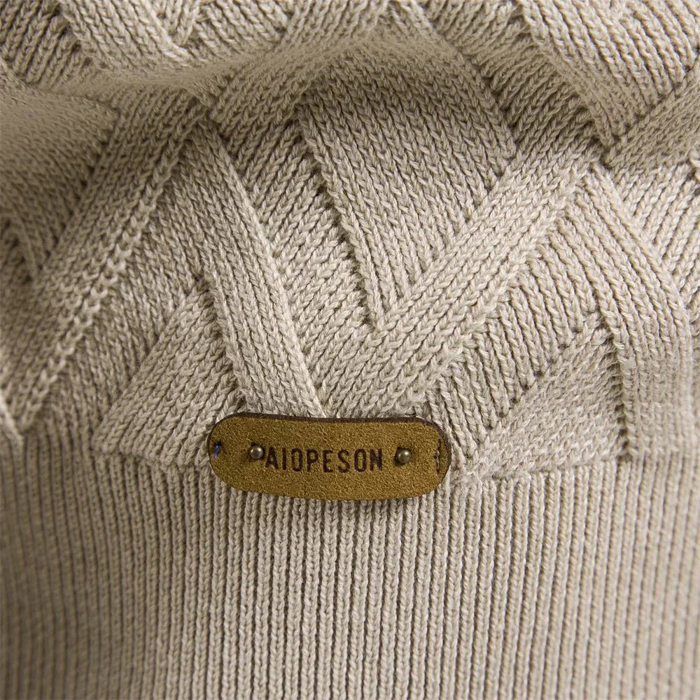 Theodor Herrepullover med rhombemønster