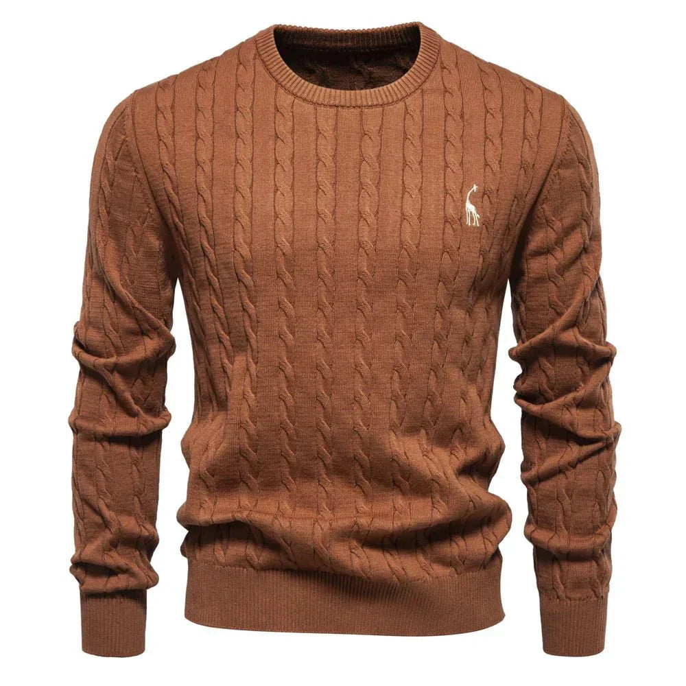 Falkner Strikkemoderne Herrepullover